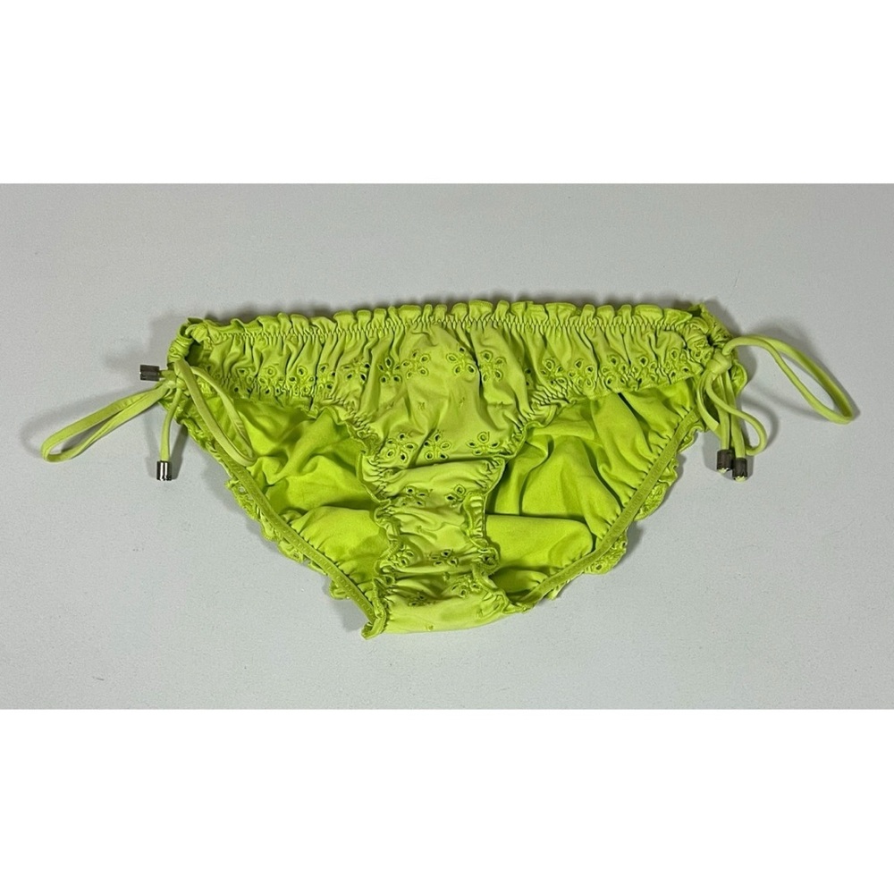 Abercrombie & Fitch Green Ruched Bikini Bottoms Swimwear Bathing Suit Size S 💚✨